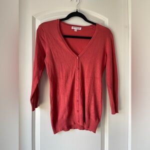 Downeast pink/red cardigan
